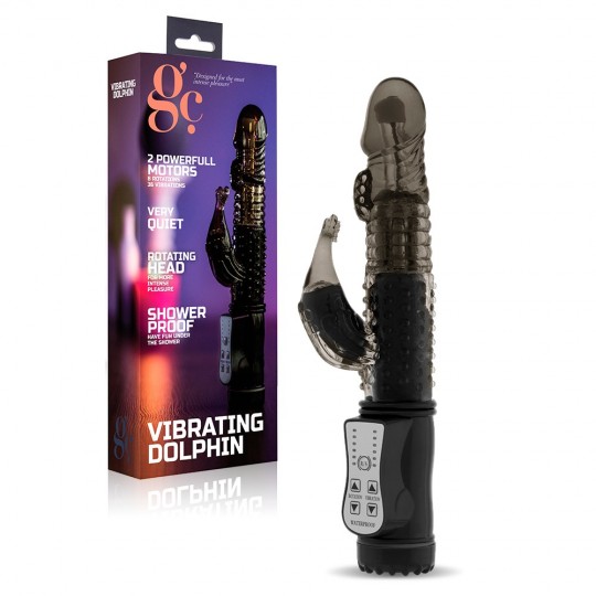 DILDO VIBRANTE DELFINO NERO