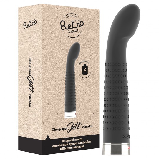 DILDO IRRIGAZIONE RETRÒ JETT NERO