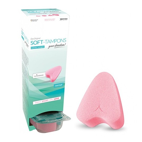 PACKAGE WITH 10 TAMPONS SOFT-TAMPONS NORMAL