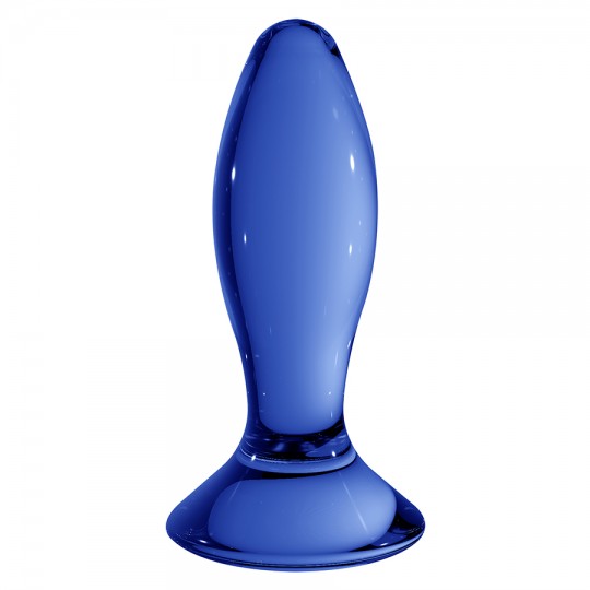 DILDO DI VETRO ELEGANZA FOLLOWER BLU