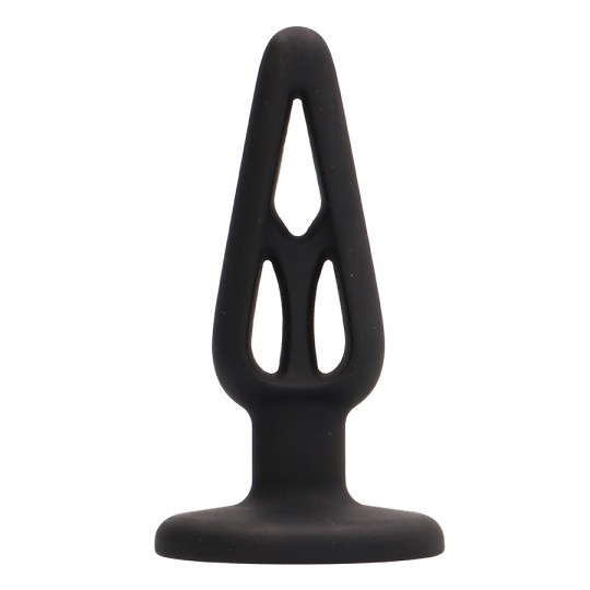 PLUG &amp; PLAY ANALE IN SILICONE 4 &quot; NERO