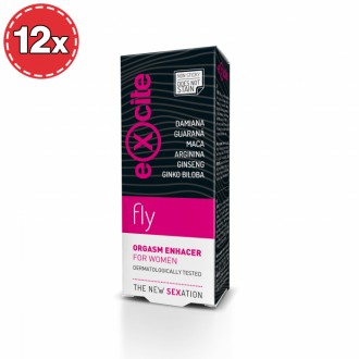 PACK WITH 12 WOMAN FLY ORGASM ENHACER 15ML