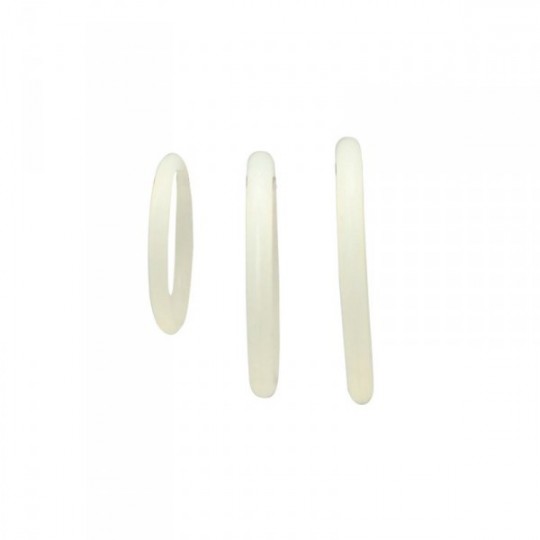 TIMELESS SILICONE COCK RINGS SET CLEAR