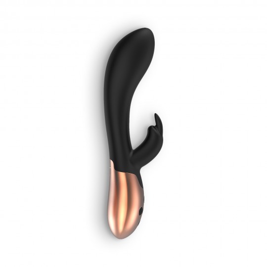 VIBRATORE CON RISCALDAMENTO RICARICABILE OPULENTA ELEGANZA NERO