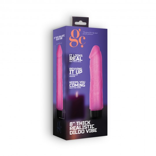 DILDO REALISTICO 8 &quot; SPESSORE VIBE GC ROSA