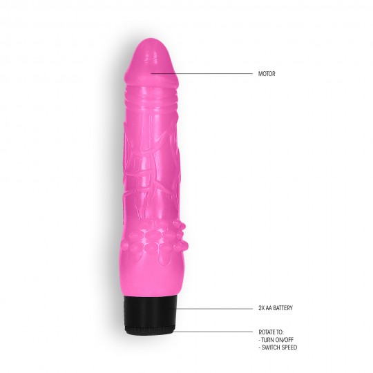 DILDO REALISTICO 8 &quot; GRASSO VIBE GC ROSA