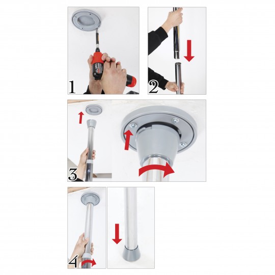 VARÃO DE STRIP-TEASE FANTASY DANCE POLE FETISH FANTASY SERIES