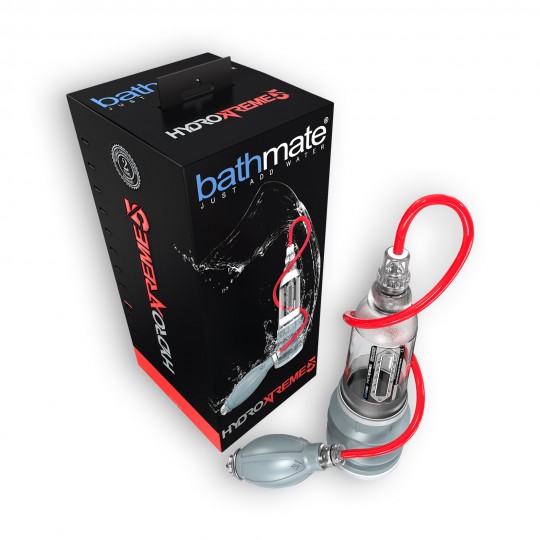 BATHMATE HYDROMAX XTREME X20 PUMP WITH ACCESSORIES CLEAR