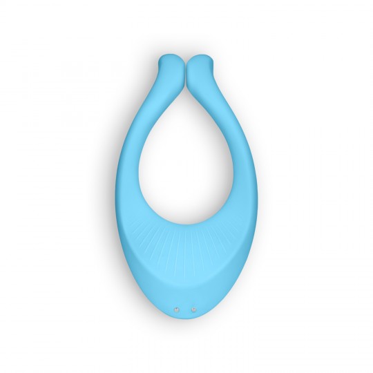 PARTNER MULTIFUN 1 VIBRATORE CON IL CARICATORE USB BLU