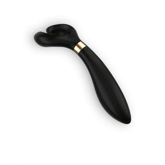 PARTNER MULTIFUN 3 VIBRATORE CON CARICATORE USB NERO