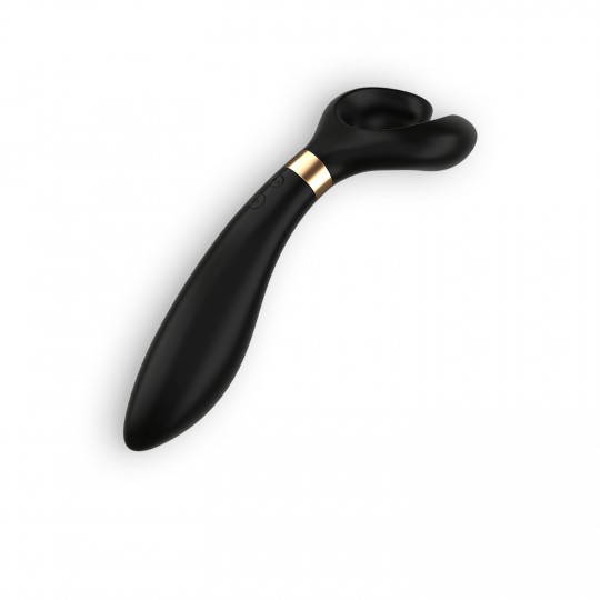 PARTNER MULTIFUN 3 VIBRATORE CON CARICATORE USB NERO
