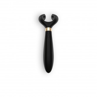VIBRADOR PARTNER MULTIFUN 3 COM CARREGADOR USB PRETO
