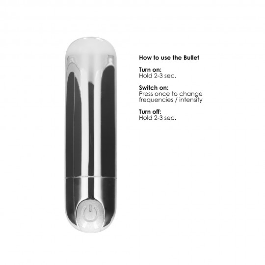 BE GOOD TONIGHT RECHARGEABLE VIBRATING BULLET SILVER
