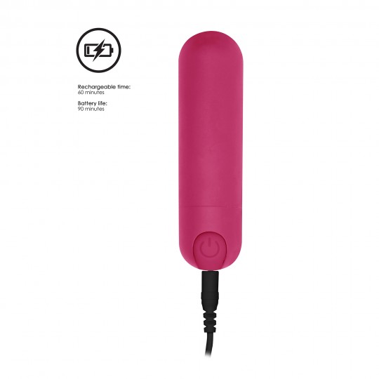 BE GOOD TONIGHT RECHARGEABLE VIBRATING BULLET PINK