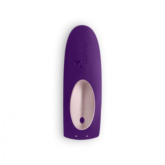 PARTNER PLUS REMOTE COUPLES VIBRATOR WITH REMOTE AND USB CHARGER