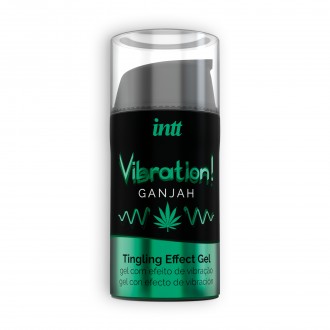 GEL CON VIBRACIÓN VIBRATION GANJAH INTT 15 ML