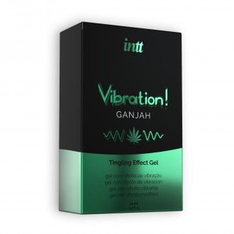 GEL CON VIBRACIÓN VIBRATION GANJAH INTT 15 ML