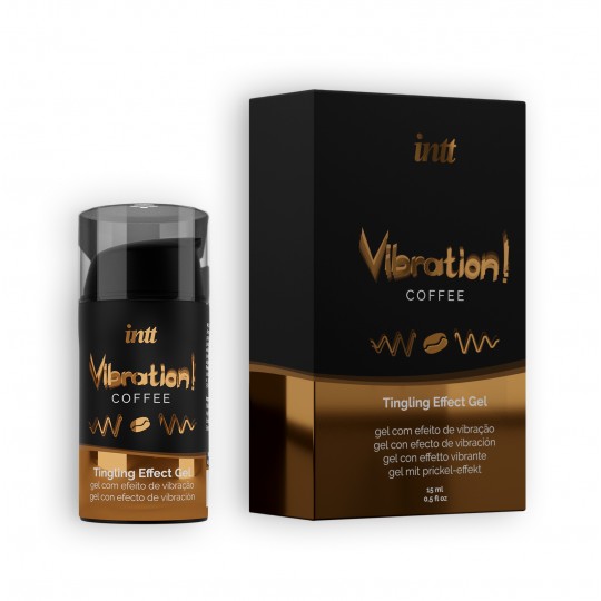 GEL COM VIBRAÇÃO VIBRATION CAFÉ INTT 15 ML