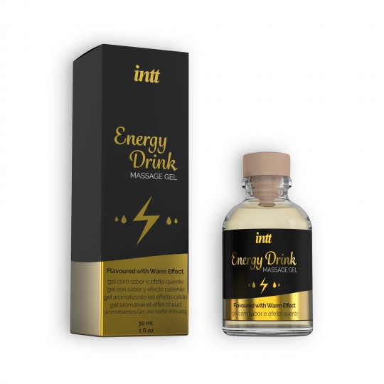 GEL DA MASSAGGIO BEVANDA ENERGETICA AROMATIZZATA INTT 30 ML