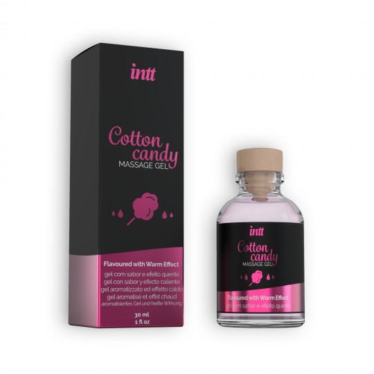 INTT COTTON CANDY FLAVOURED MASSAGE GEL 30 ML