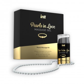 GEL DA MASSAGGIO CON COLLANA DI PERLE PERLE IN LOVE INTT 15 ML