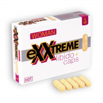 CÁPSULAS ESTIMULANTES EXXTREME LIBIDO+ CAPS PARA MULHER 5 CÁPSULAS