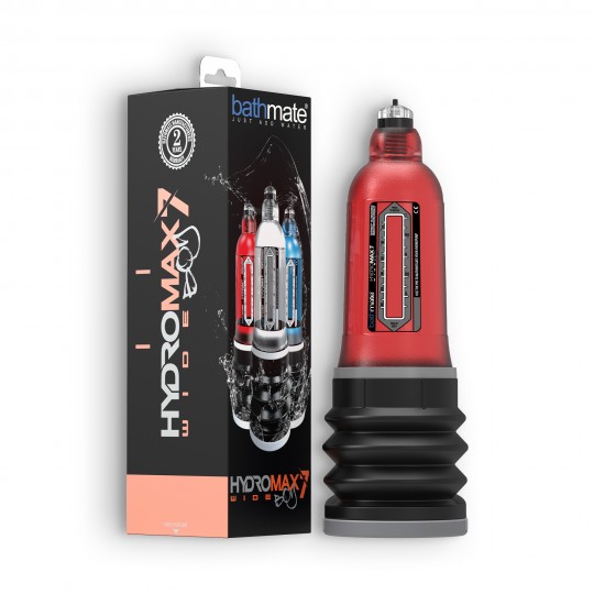 POMPA DEL PENE BATHMATE HYDROMAX 7 WIDE RAGAZZO ROSSO
