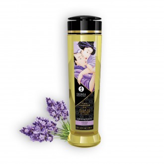 SHUNGA MASSAGE OIL SENSATION LAVENDER 240ML