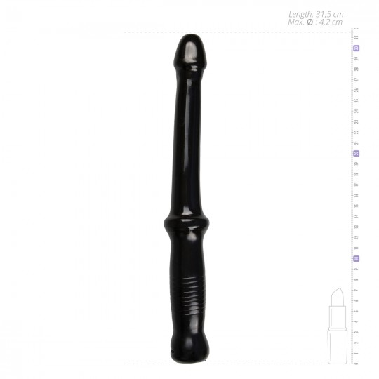 DILDO CON CAVO ANALE PUSH NERO