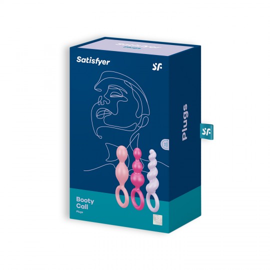 SET DI 3 COLORATO BOOTY CALL SATISFYER ANAL PLUGS