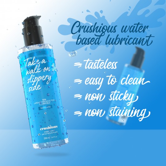 LUBRIFICANTE A BASE D&#039;ACQUA 250 ML CRUSHIOUS