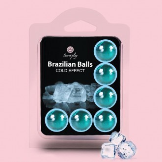 BRAZILIAN LUBRICANT BALLS COOL EFFECT 6 x 4GR