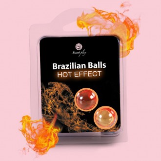 BRAZILIAN LUBRICANT BALLS WARM EFFECT 2 x 4GR