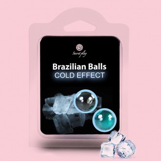 BRAZILIAN LUBRICANT BALLS COOL EFFECT 2 x 4GR