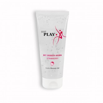 JUST PLAY STRAWBERRY WATER BASED LUBRICANT 200ML