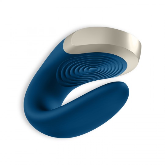 DOPPIO AMORE VIBRATORE CON APP SATISFYER BLU