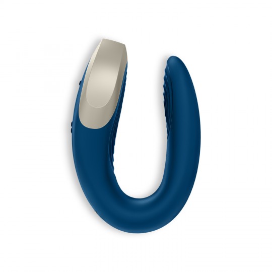 DOPPIO AMORE VIBRATORE CON APP SATISFYER BLU