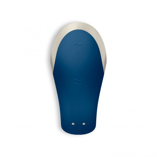 DOPPIO AMORE VIBRATORE CON APP SATISFYER BLU