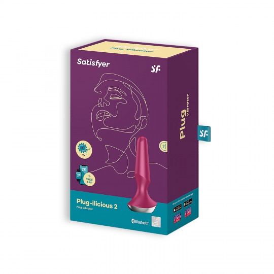 PLUG ANALE-ILICIOUS 2 SATISFYER ROSA