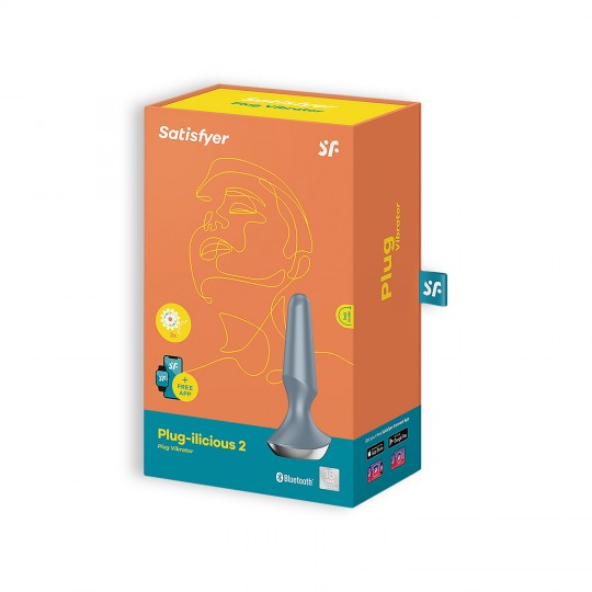 PLUG ANALE-ILICIOUS 2 SATISFYER GRIGIO