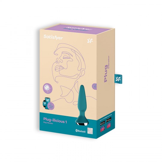 PLUG ANALE-ILICIOUS 1 SATISFYER BLU