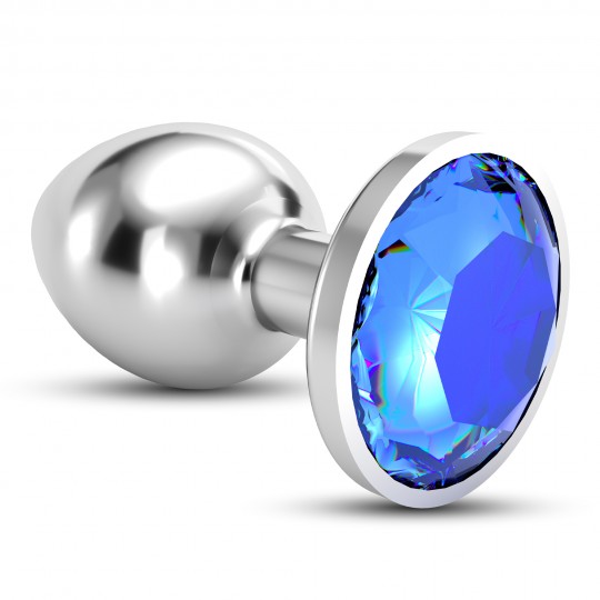 АНАЛЬНАЯ ЮВЕЛИРНАЯ ПРОБКА CRUSHIOUS BIJOU ГОЛУБАЯ СРЕДНЯЯ