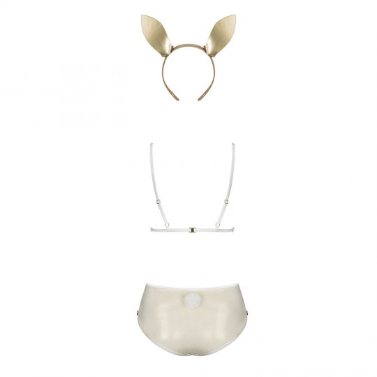 DISFRAZ DE CONEJO NEO GOLDES TALLA QUEEN OBSESSIVE AMARILLO