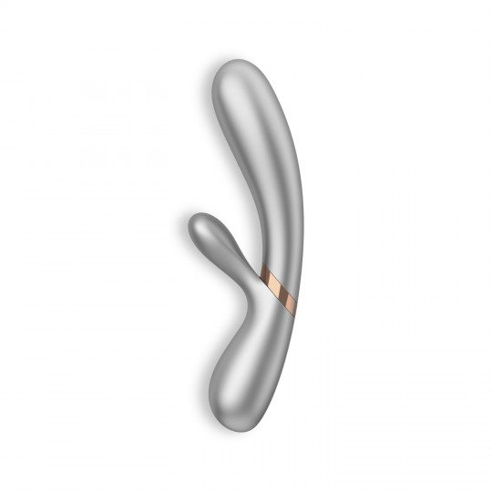 VIBRADOR HOT LOVER SATISFYER CINZA