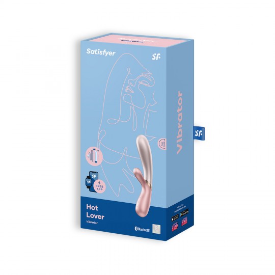 VIBRADOR HOT LOVER SATISFYER ROSA