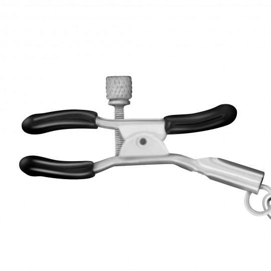 PACK OF 48 SILVER NIPPLE CHAIN CLAMPS CRUSHIOUS