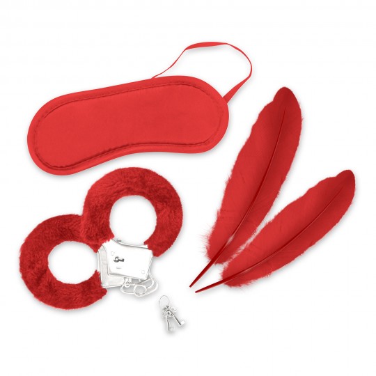 PACK OF 24 LOVER&#039;S DREAM BONDAGE KIT CRUSHIOUS RED