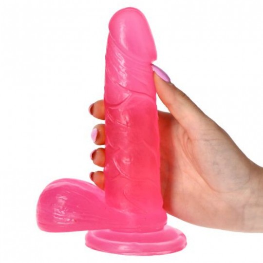 VERO RAPIMENTO TERRA SAPORE DILDO 6.5 &quot; ROSA