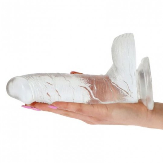 DILDO REAL RAPTURE EARTH FLAVOUR 7.5&#039;&#039; TRANSPARENTE