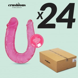 PACK DE 24 DOUBLE DONG DOUBLE TROUBLE CRUSHIOUS ROSE